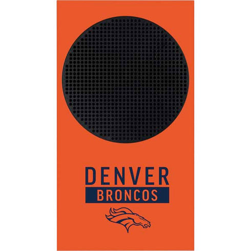 NFL Denver Broncos Orange Performance Series Xbox Series S Console Skin